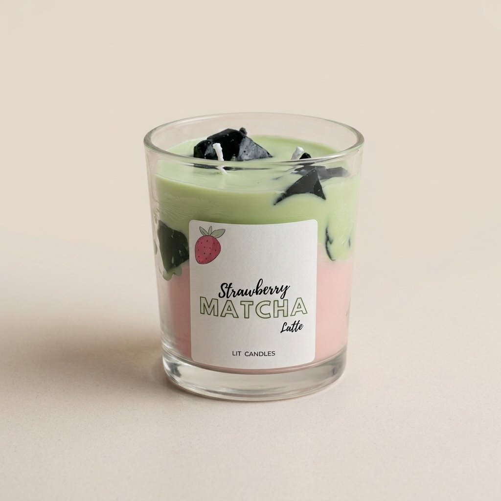 Strawberry Matcha Latte